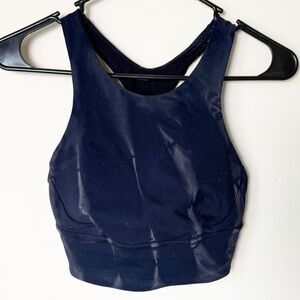 lululemon athletica Navy High-Neck Sports Bra